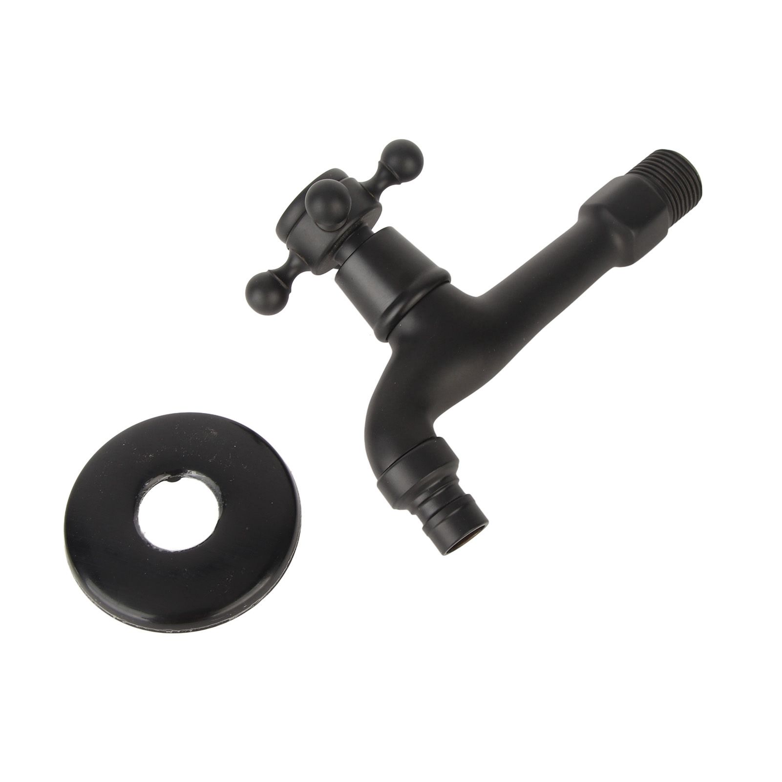 G1/2in Wall‑in Antique Brass Faucet Washing Machine Single Cold Water Tap Faucet view 7