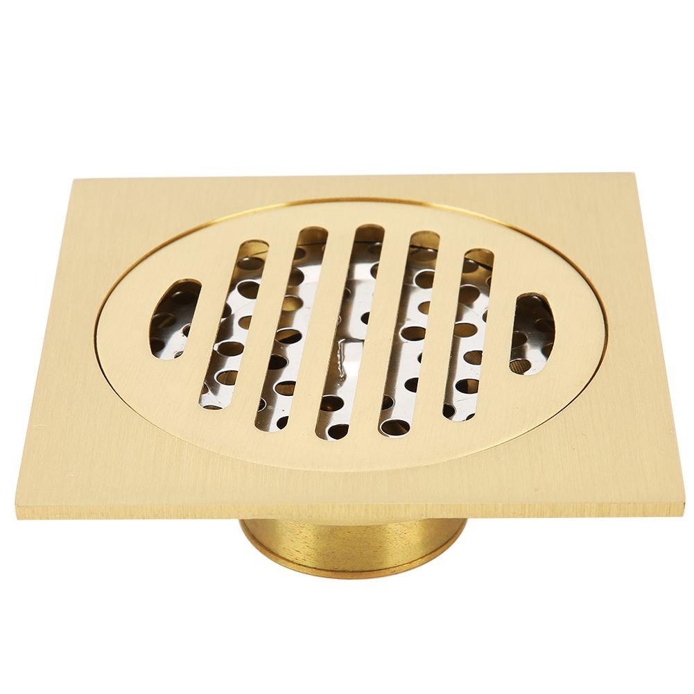 Bathroom Hardware Brass Anti Odor Shower Floor Drain Water Draining Supplies view 2