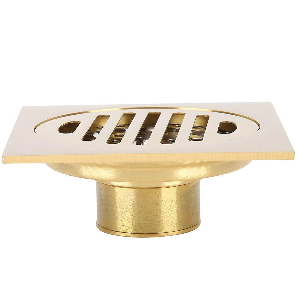 Bathroom Hardware Brass Anti Odor Shower Floor Drain Water Draining Supplies view 6