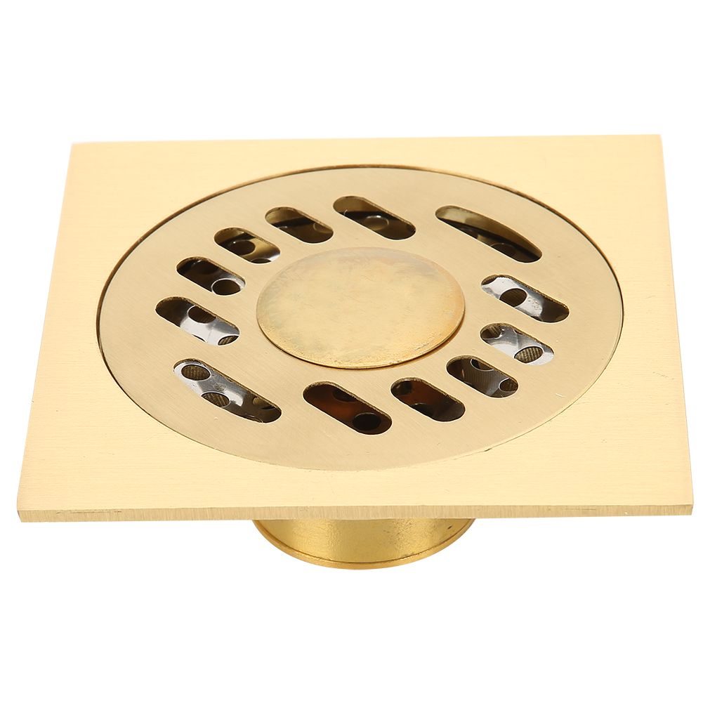 Household Brass Anti Odor Shower Floor Drain Bathroom Floor Drainer Hardware view 2