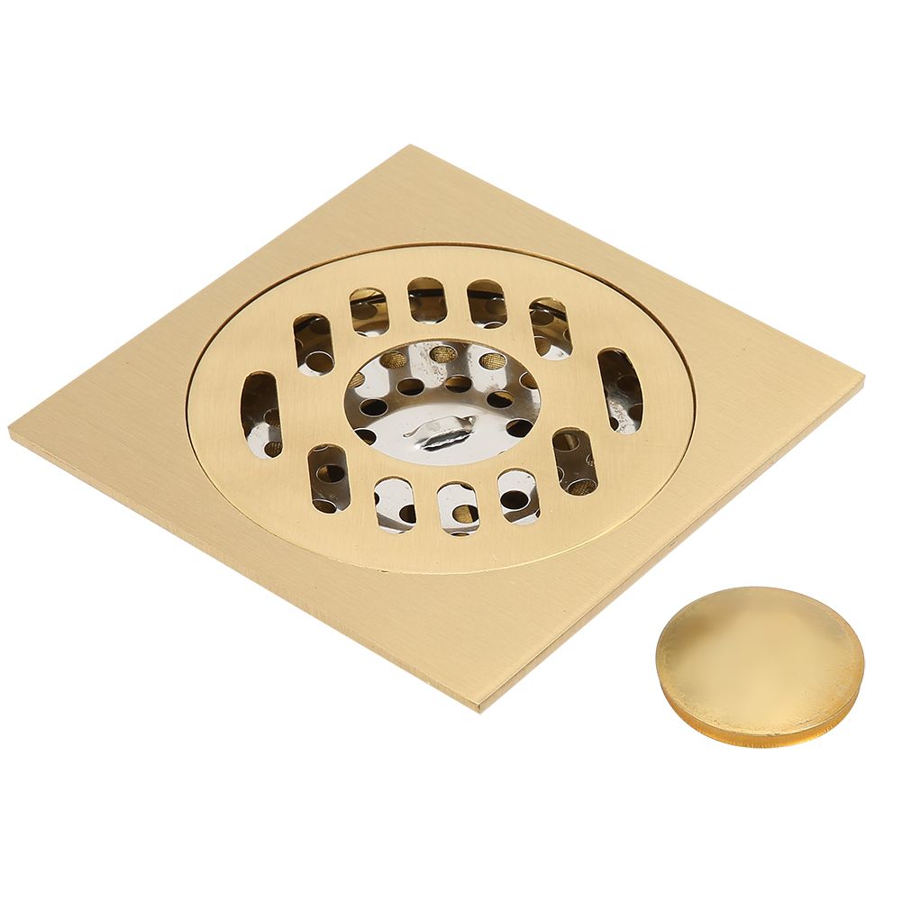 Household Brass Anti Odor Shower Floor Drain Bathroom Floor Drainer Hardware view 7