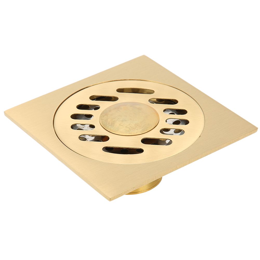 Household Brass Anti Odor Shower Floor Drain Bathroom Floor Drainer Hardware view 8