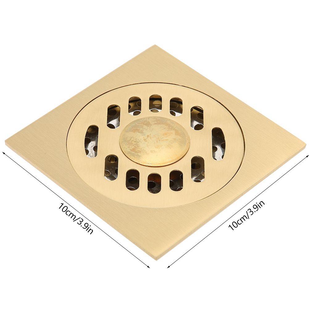 Household Brass Anti Odor Shower Floor Drain Bathroom Floor Drainer Hardware view 11