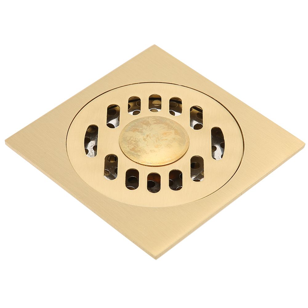 Household Brass Anti Odor Shower Floor Drain Bathroom Floor Drainer Hardware view 12