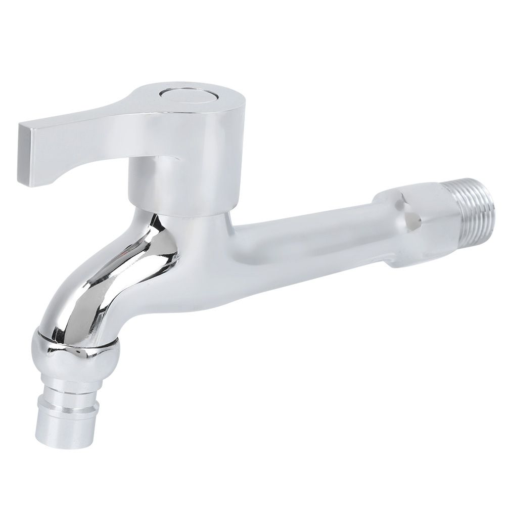 G1/2in Copper Electroplating Single Cold Faucet Washing Machine Faucet Tap for view 4