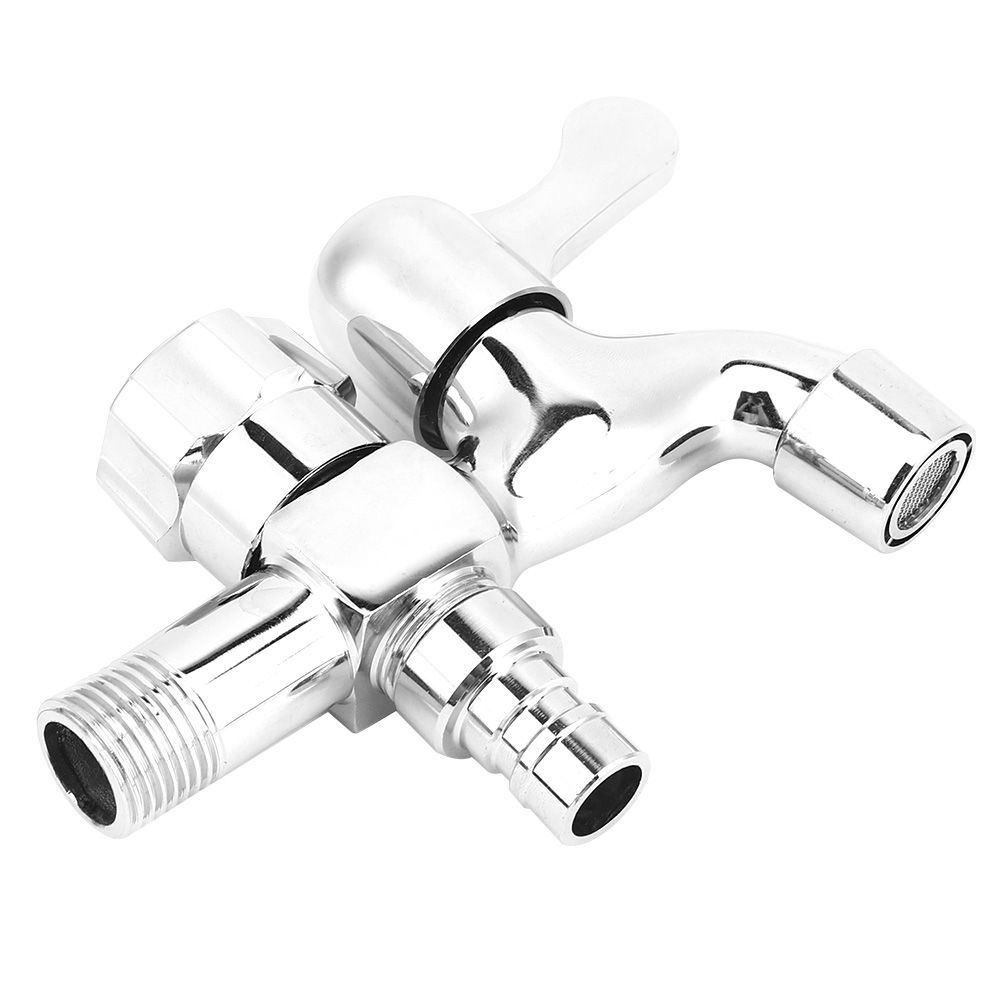 G1/2in Copper Multifunctional Dual Use Quick Open Faucet Washing Machine Mop view 3