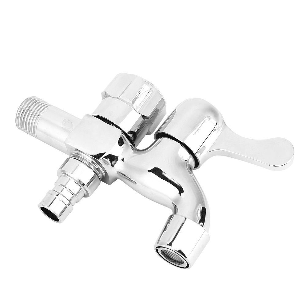 G1/2in Copper Multifunctional Dual Use Quick Open Faucet Washing Machine Mop view 4