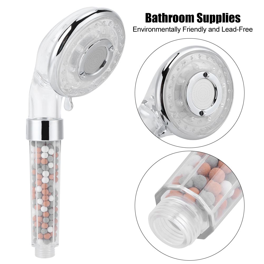 Multifunction High Pressure Bath Shower Head Hand Held Shower Sprayer Bathroom view 7