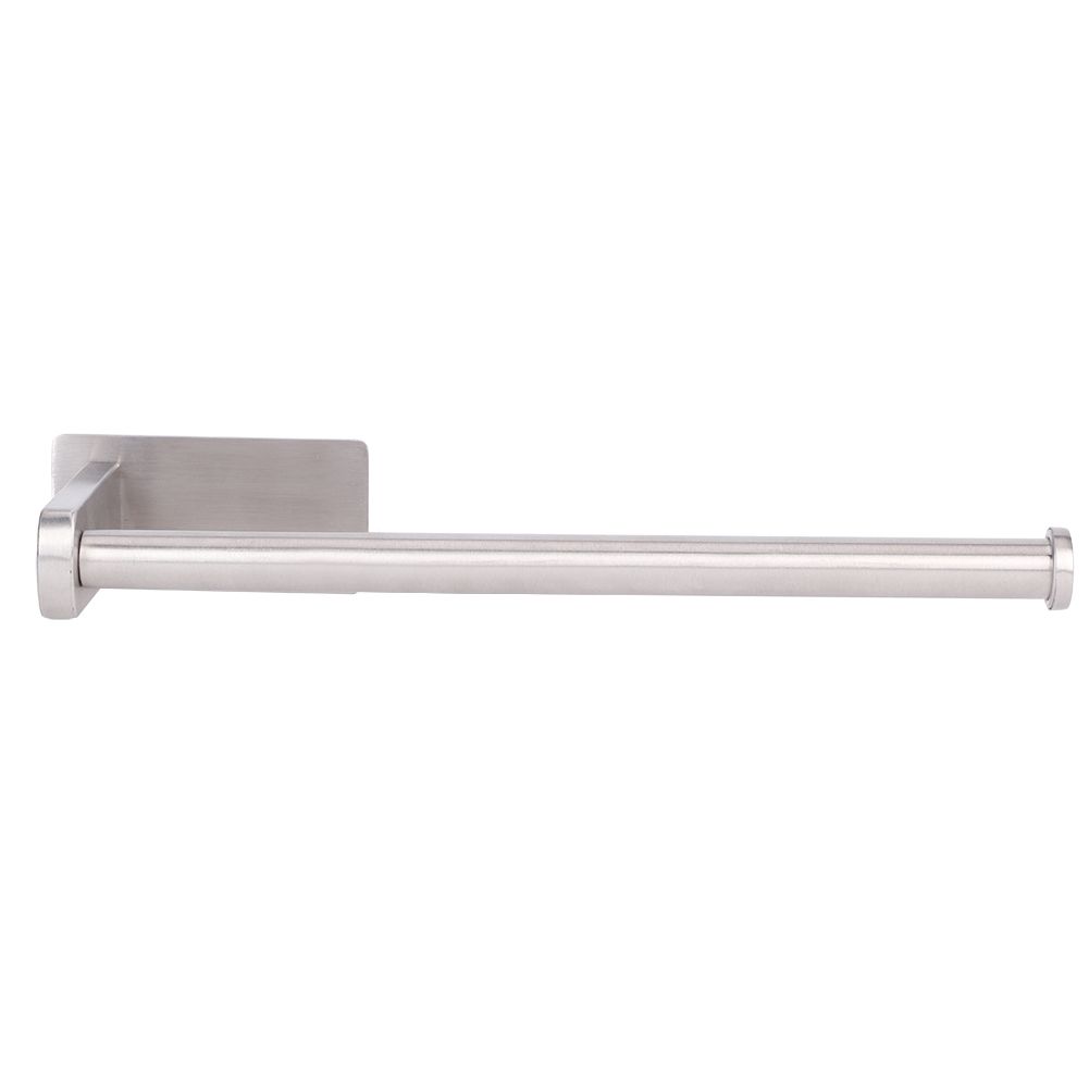 SUS304 Stainless Steel Brushed Self Adhesive Toilet Paper Holder Tissue Rack