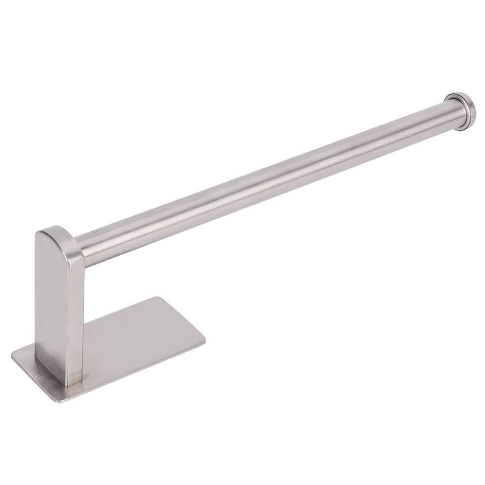 SUS304 Stainless Steel Brushed Self Adhesive Toilet Paper Holder Tissue Rack view 4