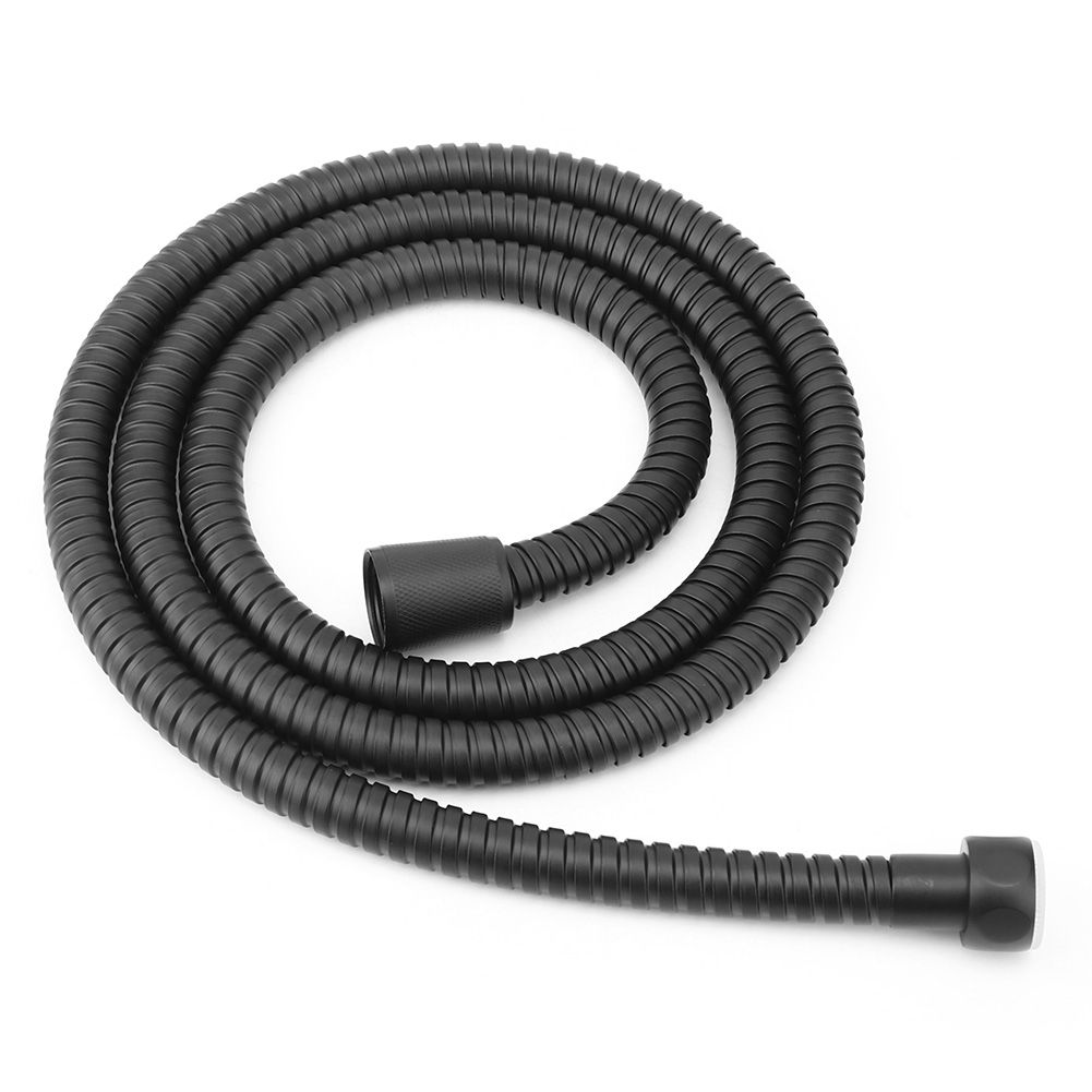 1.5m Matte Black High Pressure Stainless Steel Flexible Shower Hose Pipe view 5