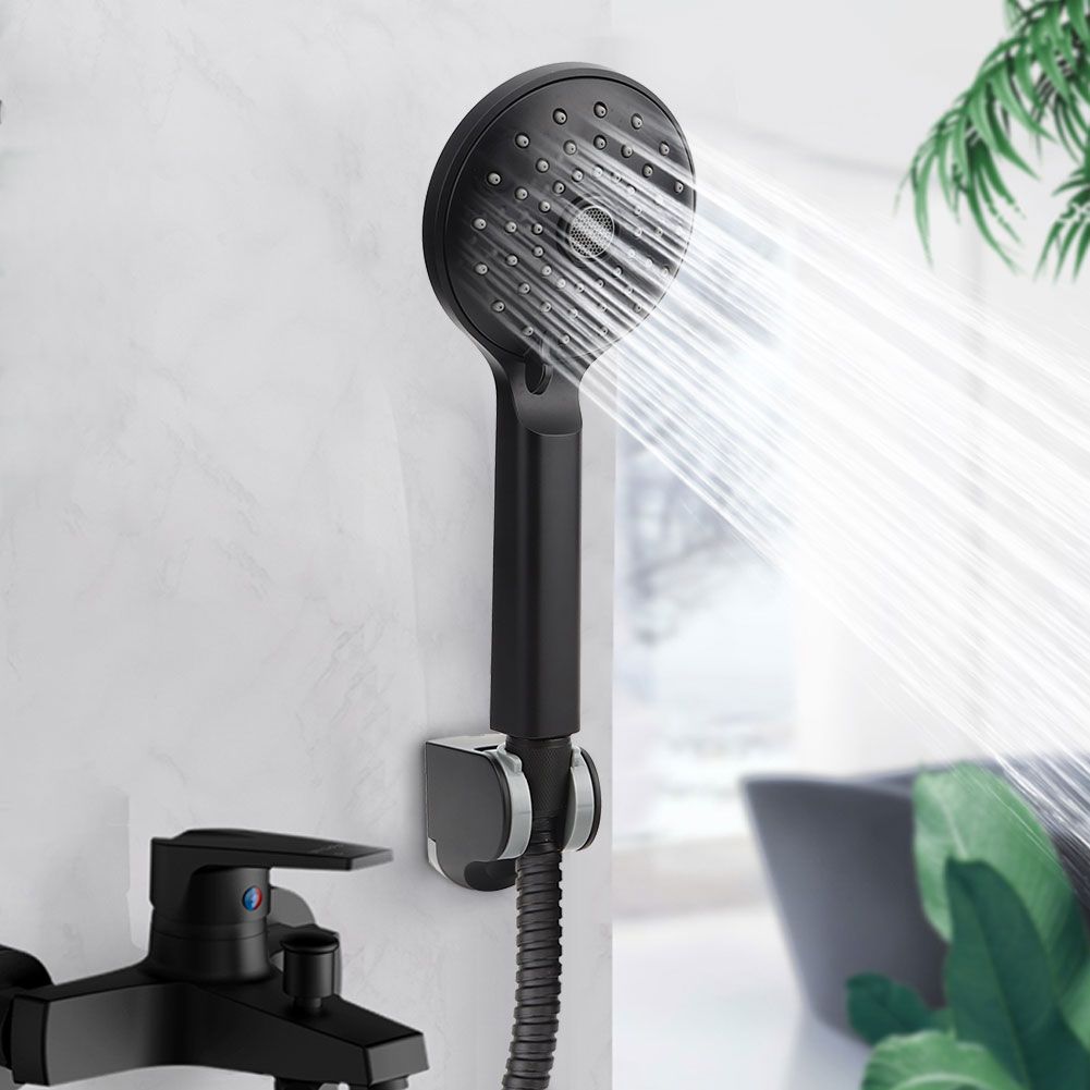 Matte Black Handheld Showerhead with Showerhead Holder Bracket Hose Bathroom Tools view 5