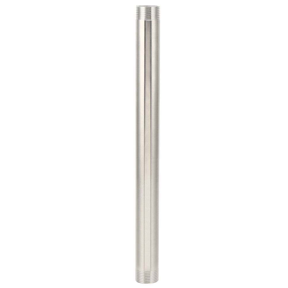 Stainless Steel Threaded Pipe Nipple Connector Fittings for Plumbing Hardware view 2