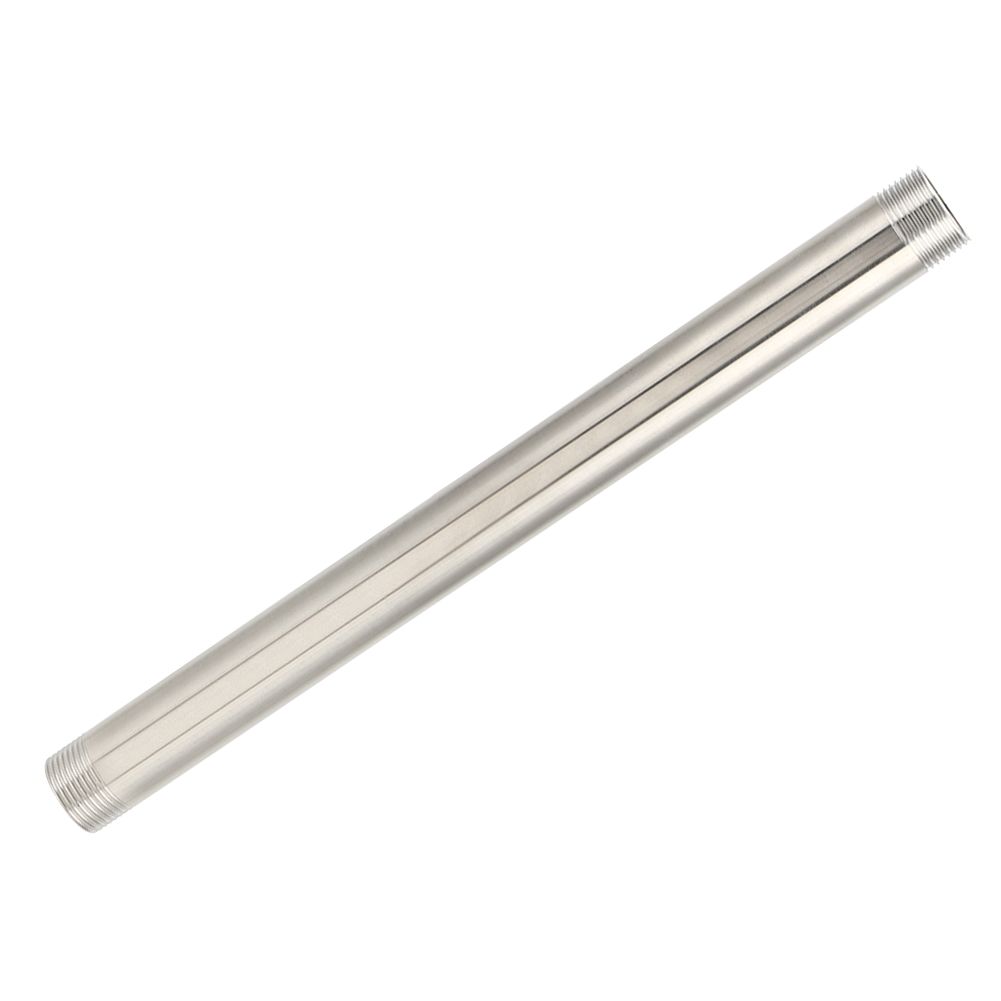 Stainless Steel Threaded Pipe Nipple Connector Fittings for Plumbing Hardware view 5