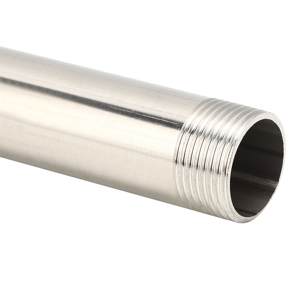 Stainless Steel Threaded Pipe Nipple Connector Fittings for Plumbing Hardware view 11