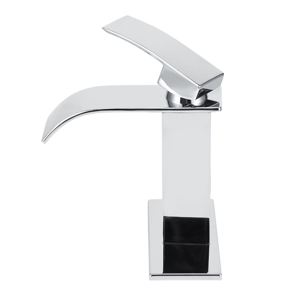 3/8 Standard Wide Spout Single Hole Brass Waterfall Hot and Cold Water Faucet view 10