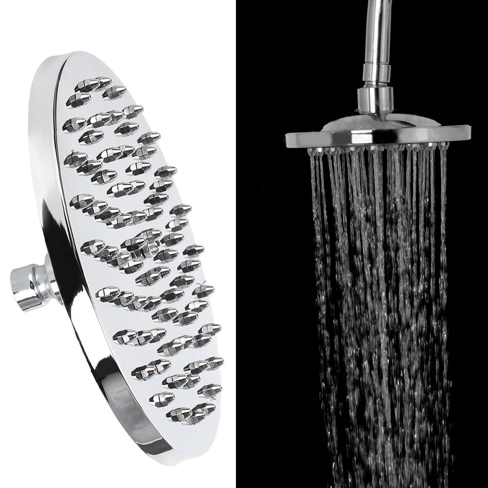 8 Inch Round Showerhead Stainless Steel Detachable Bathroom Top Spray Rain view 9