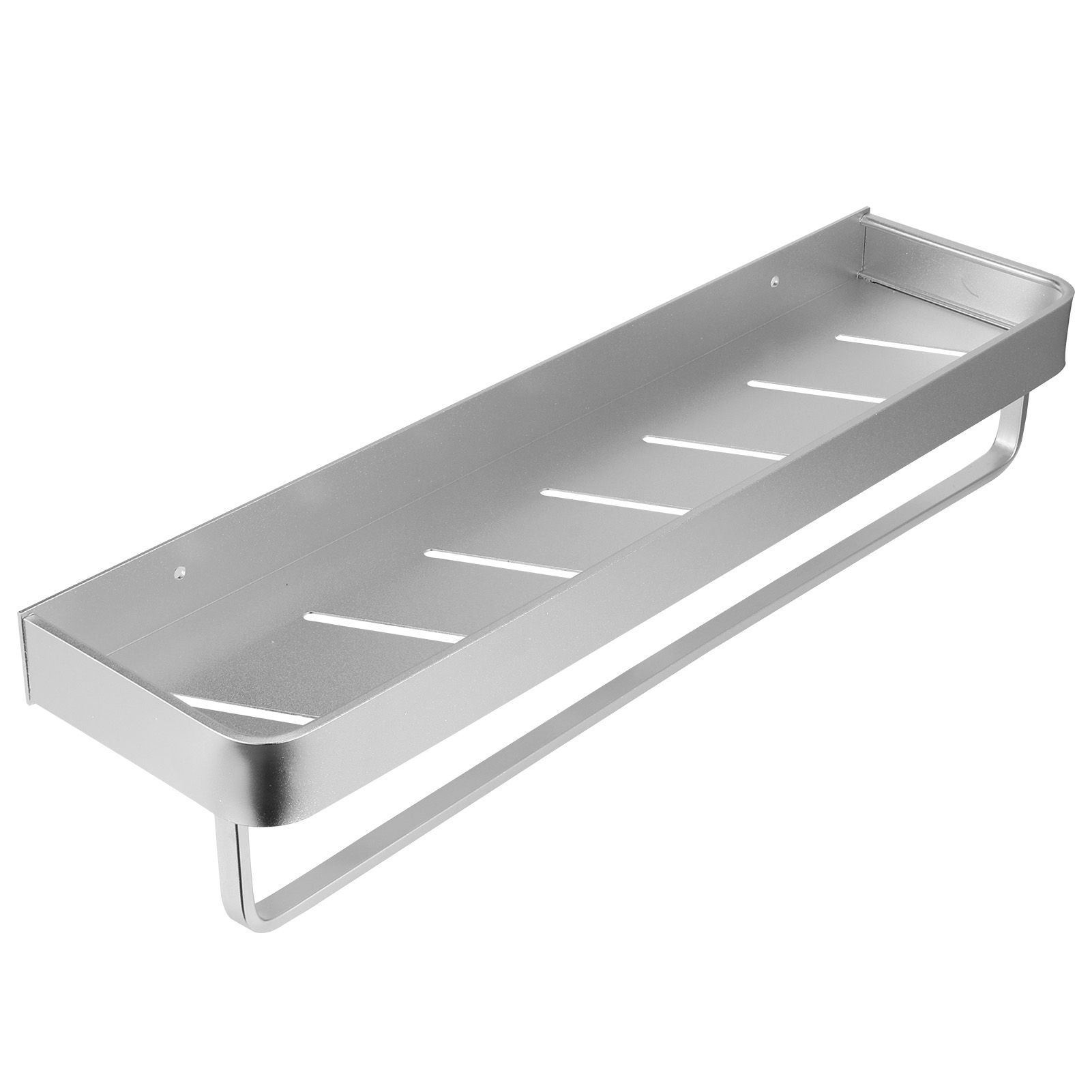 Bathroom Shelf Wall Mount Space Aluminium Shower Single Layer Shelf Shampoo view 6
