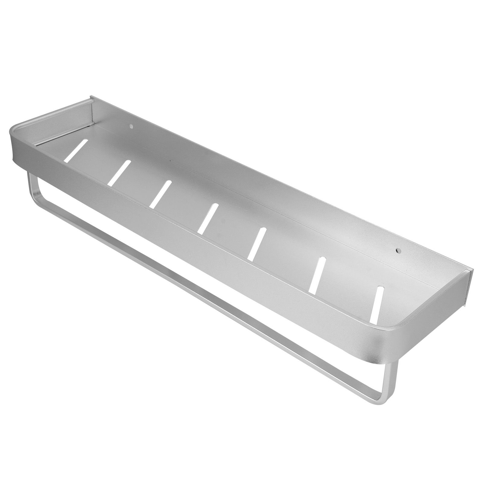 Bathroom Shelf Wall Mount Space Aluminium Shower Single Layer Shelf Shampoo view 8
