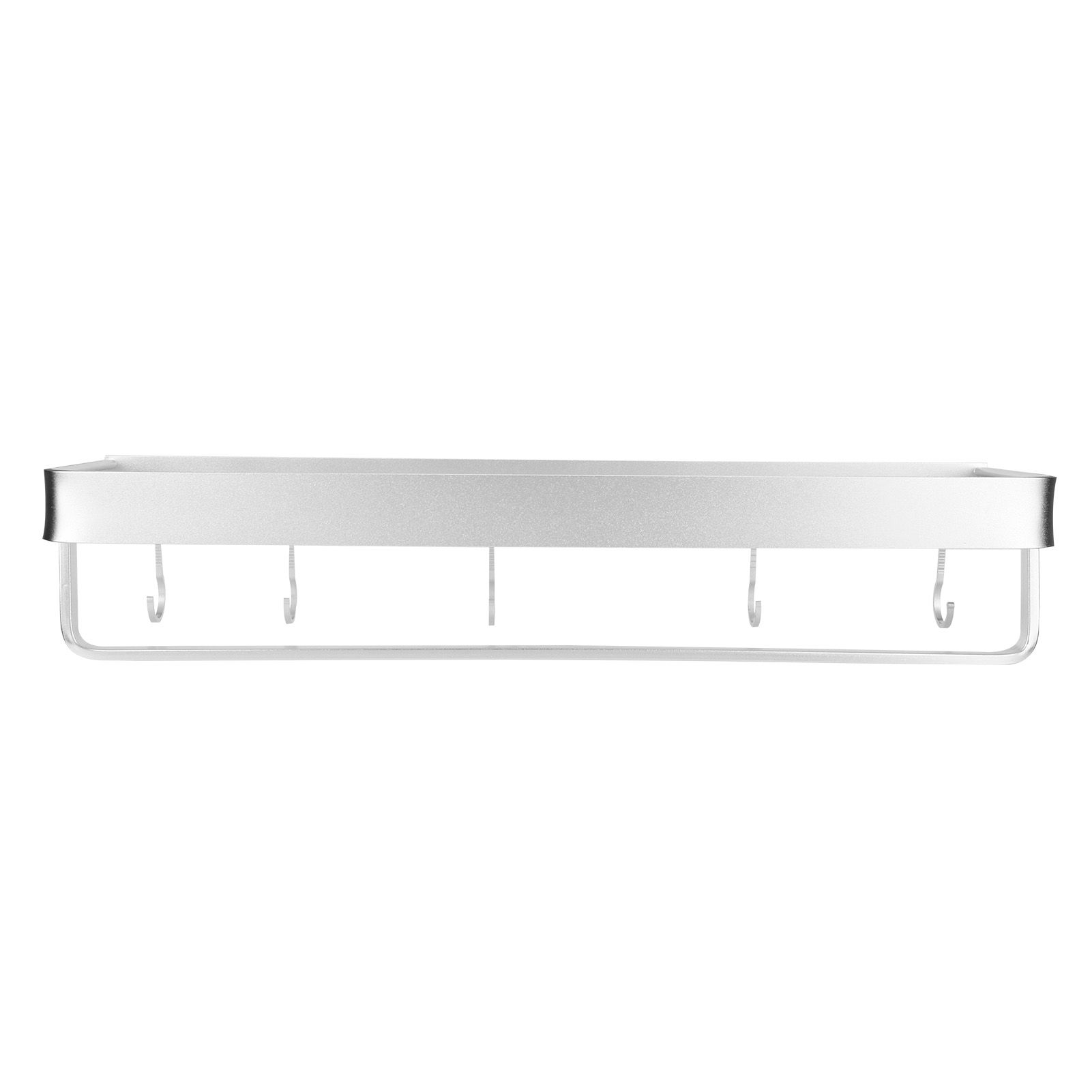 Bathroom Shelf Wall Mount Space Aluminium Shower Single Layer Shelf Shampoo view 5