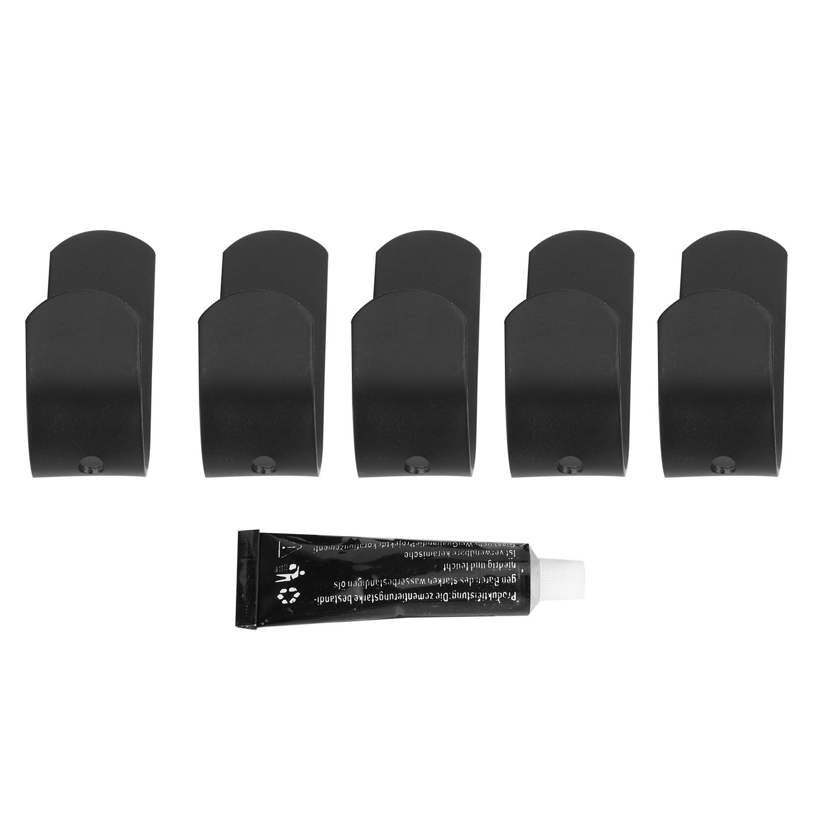 5pcs Clothes Hook Single Stainless Steel Bathroom Towel Door Spray Paint view 2
