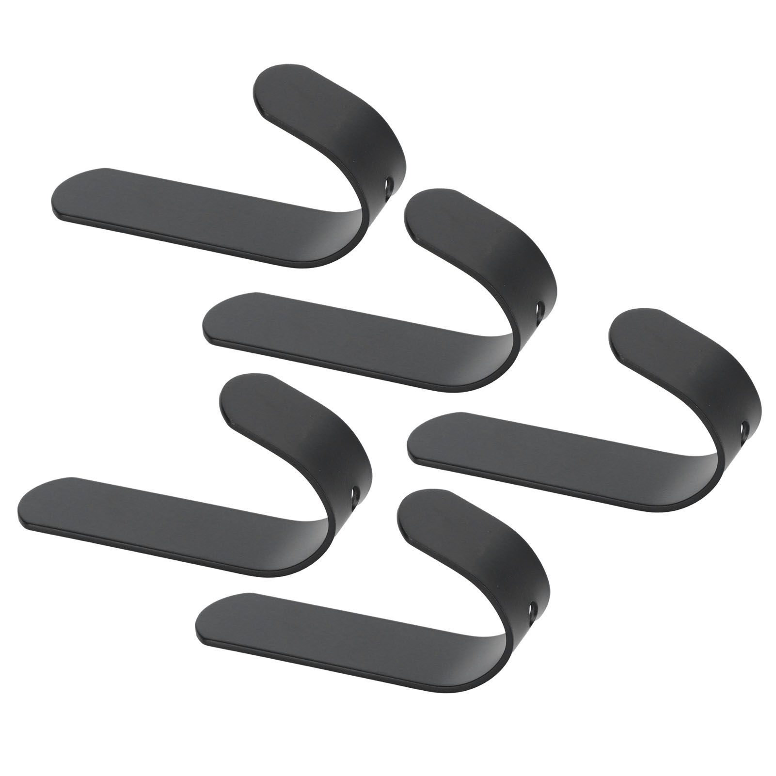 5pcs Clothes Hook Single Stainless Steel Bathroom Towel Door Spray Paint view 7