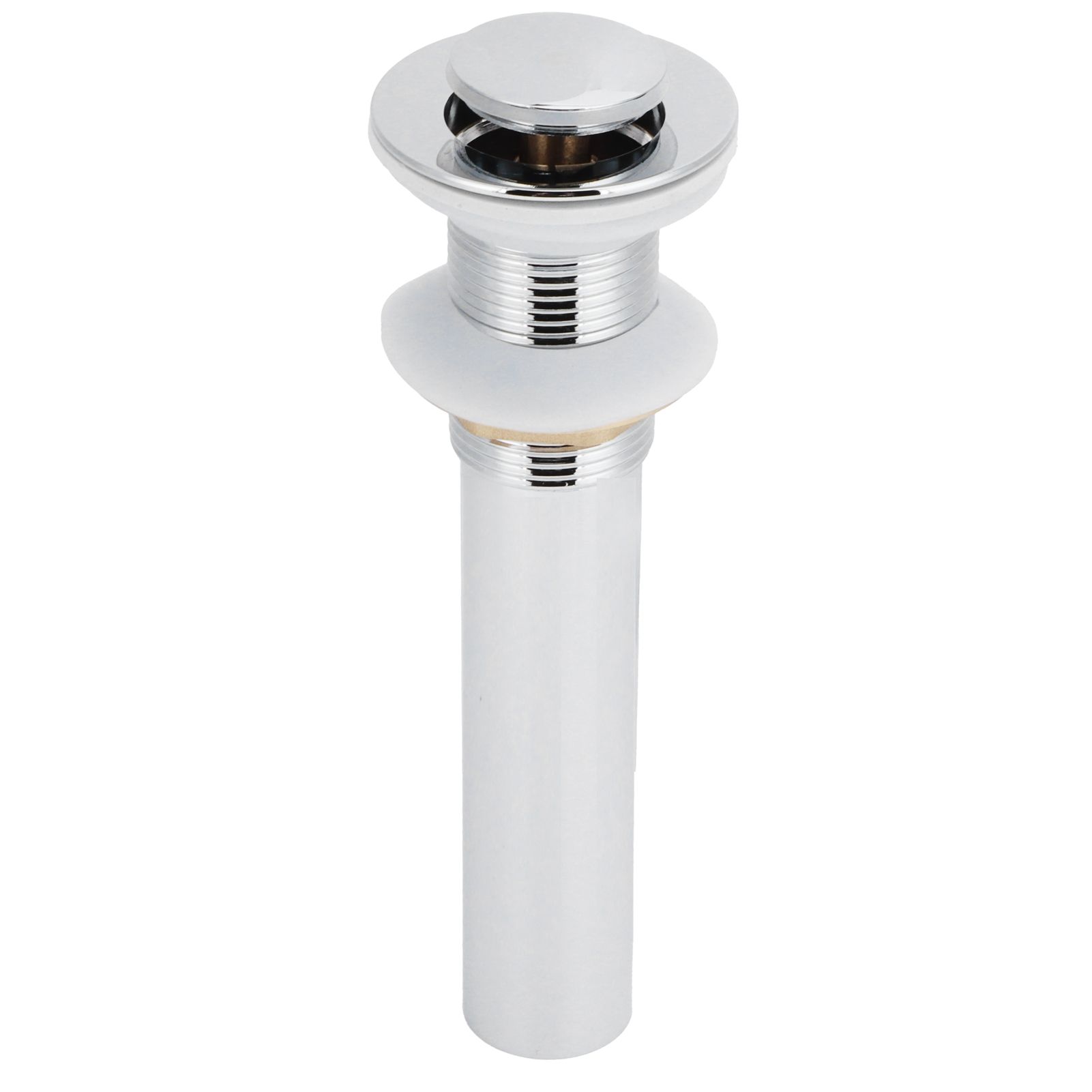 Basin Drain Sink Drain Stopper Electroplating Popup Drainer NonOverflow view 7