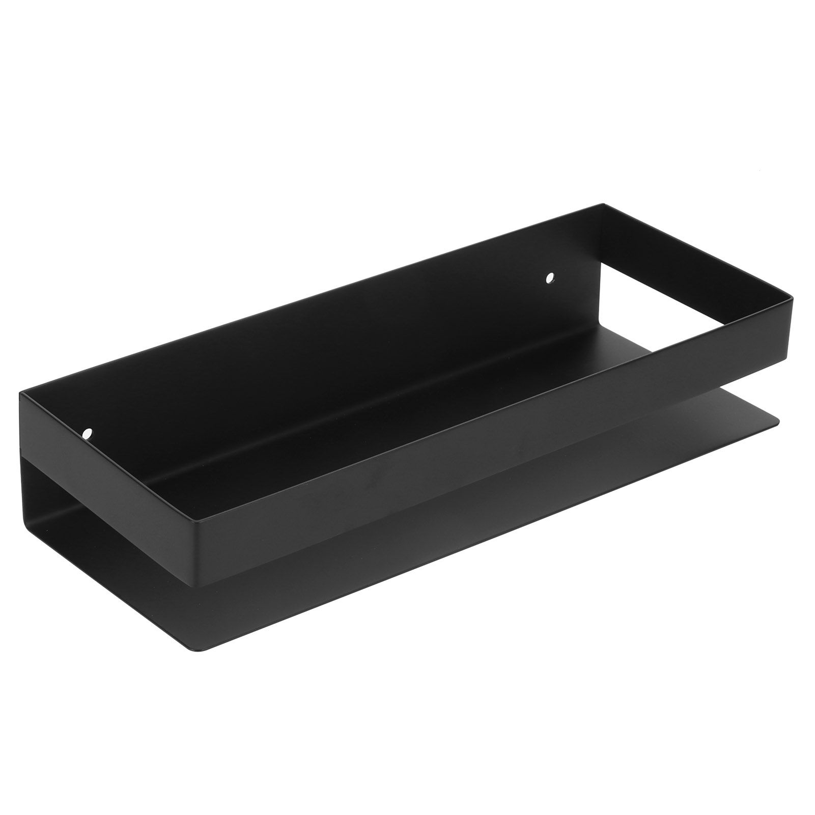 30cm Matt Black Shelf Stainless Steel Bathroom Shelf Kitchen Storage Rack for view 4