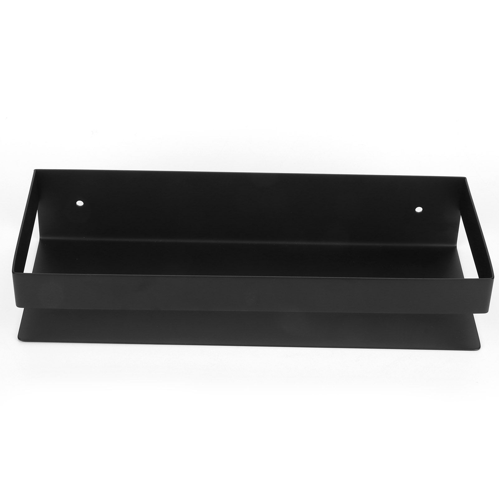 30cm Matt Black Shelf Stainless Steel Bathroom Shelf Kitchen Storage Rack for view 6