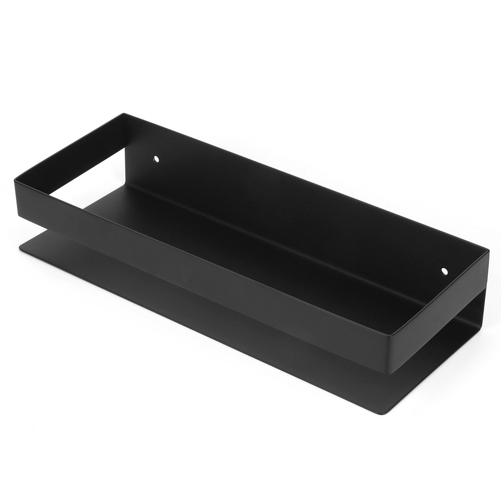 30cm Matt Black Shelf Stainless Steel Bathroom Shelf Kitchen Storage Rack for view 9