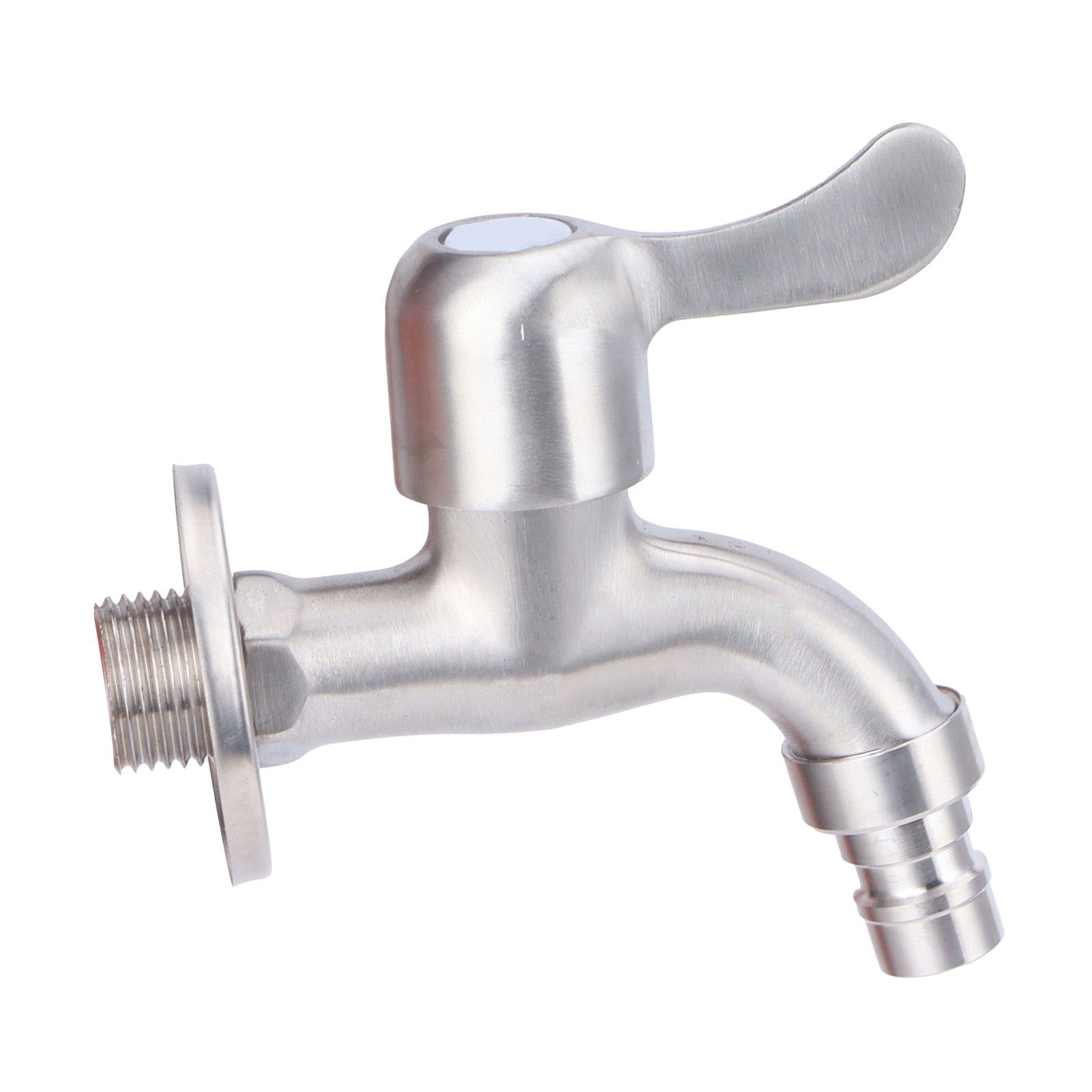 G1/2 Garden Faucet Wall Mounted Brushed Outdoor Wash Basin Mop Pool Lengthen view 5