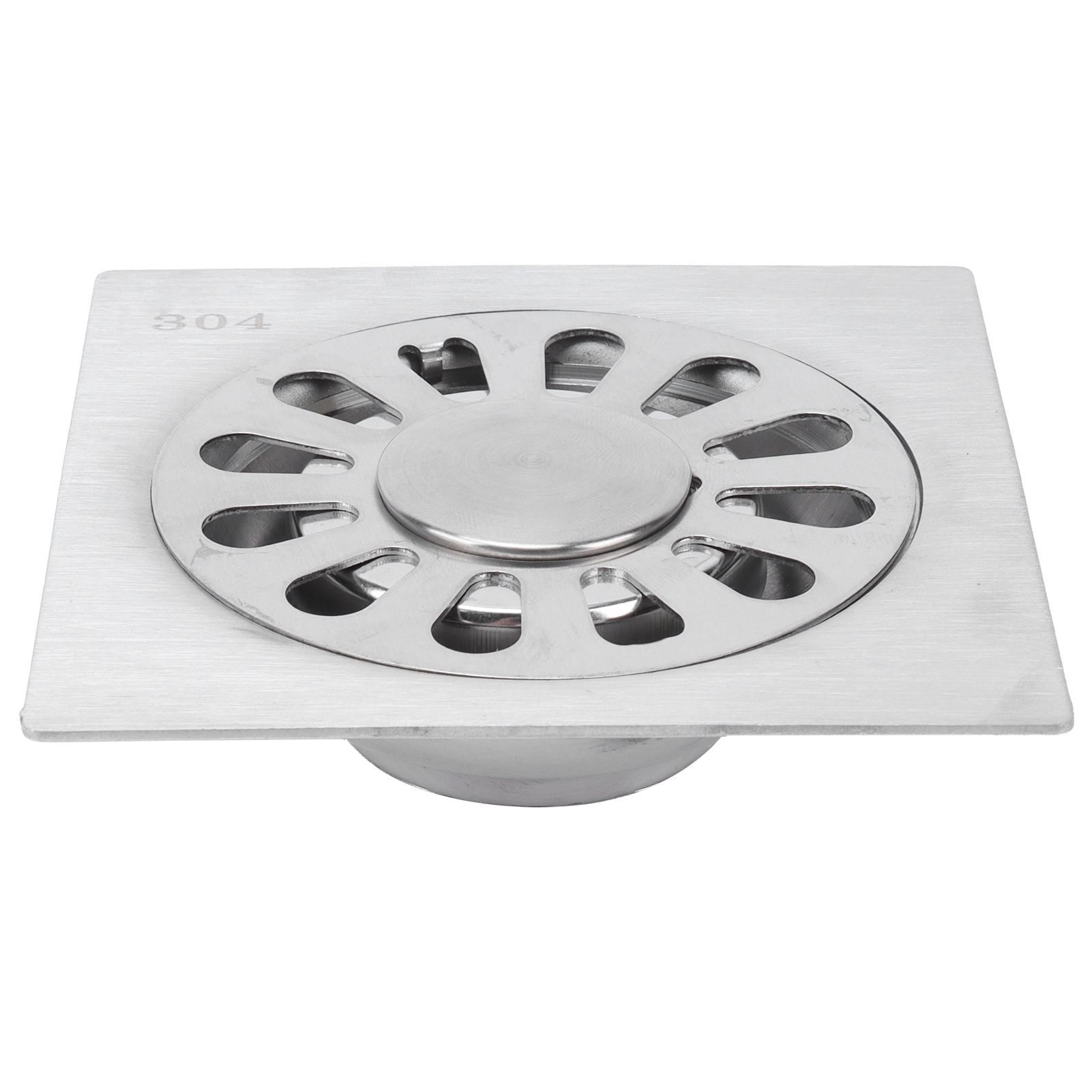 Square Floor Drain Set 304 Stainless Steel Shower Drain For Bathroom Kitchen