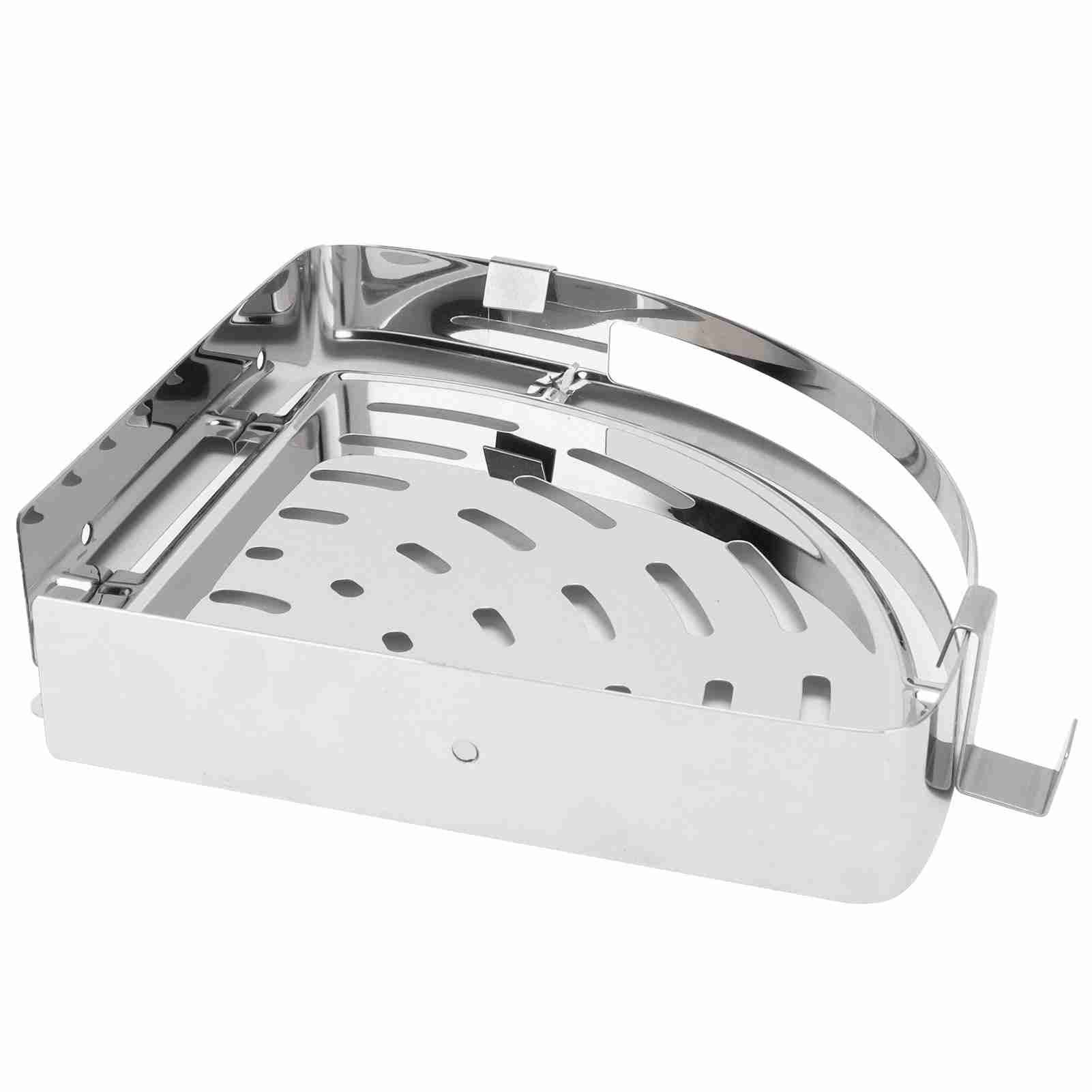Corner Shelf 304 Stainless Steel Shower Organizer Wall Mounted Rack Bathroom view 4