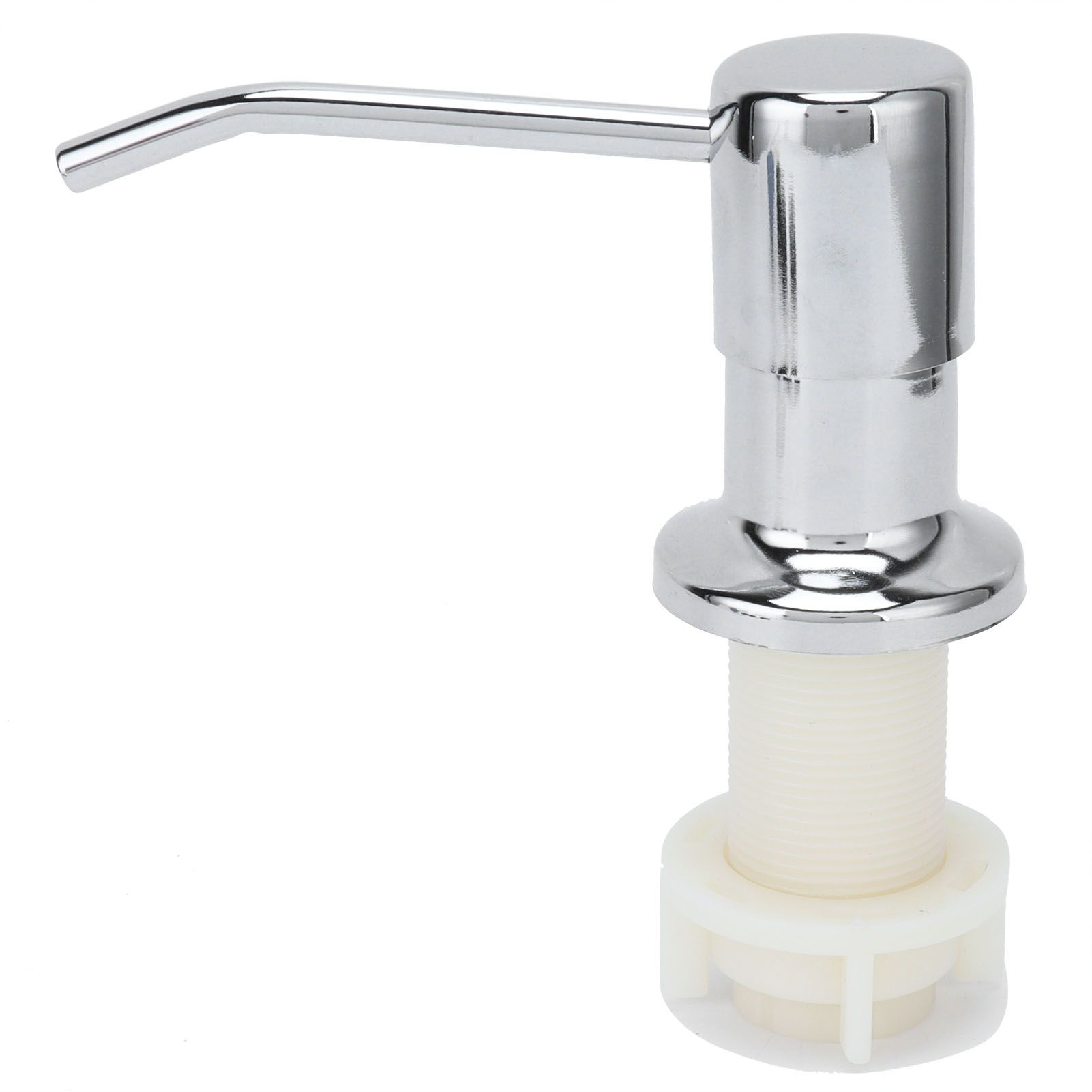 Sink Soap Pump Kit 304 Stainless Steel Soap Dispenser Head Silicone Tube for view 4
