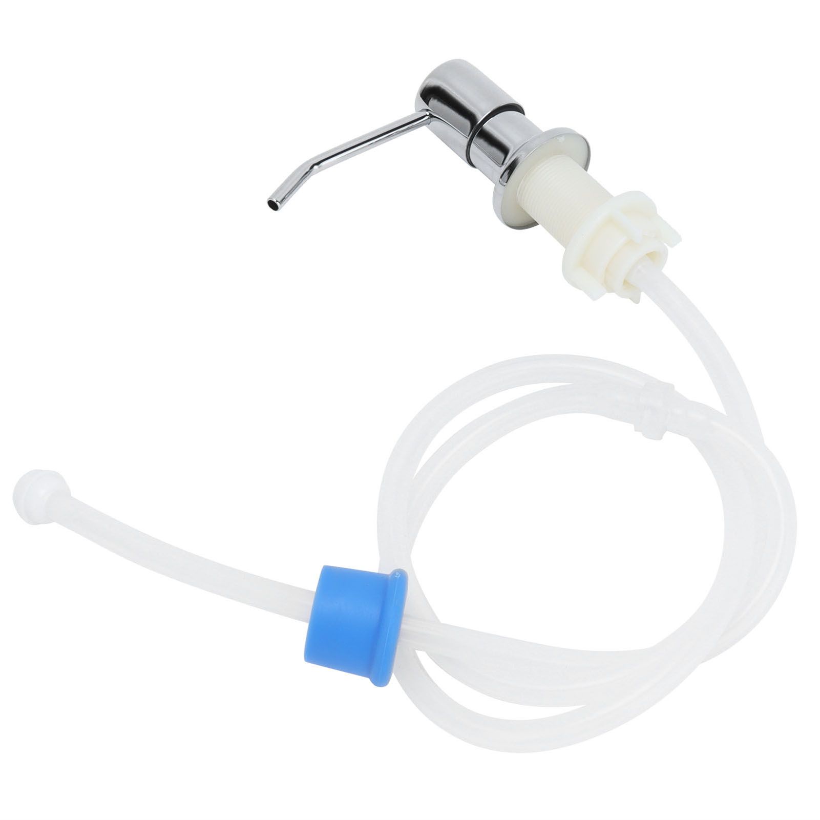 Sink Soap Pump Kit 304 Stainless Steel Soap Dispenser Head Silicone Tube for view 8