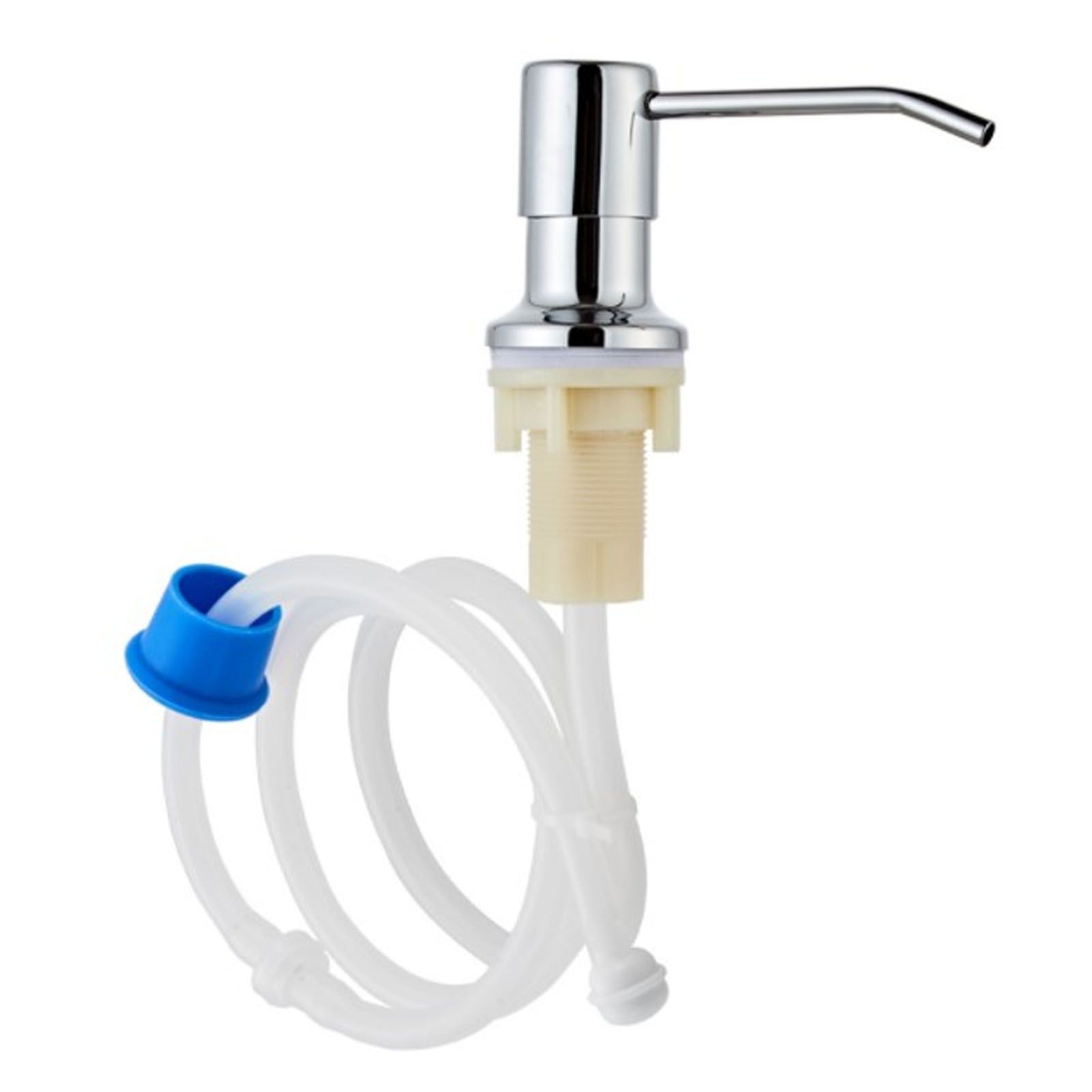 Sink Soap Pump Kit 304 Stainless Steel Soap Dispenser Head Silicone Tube for view 11