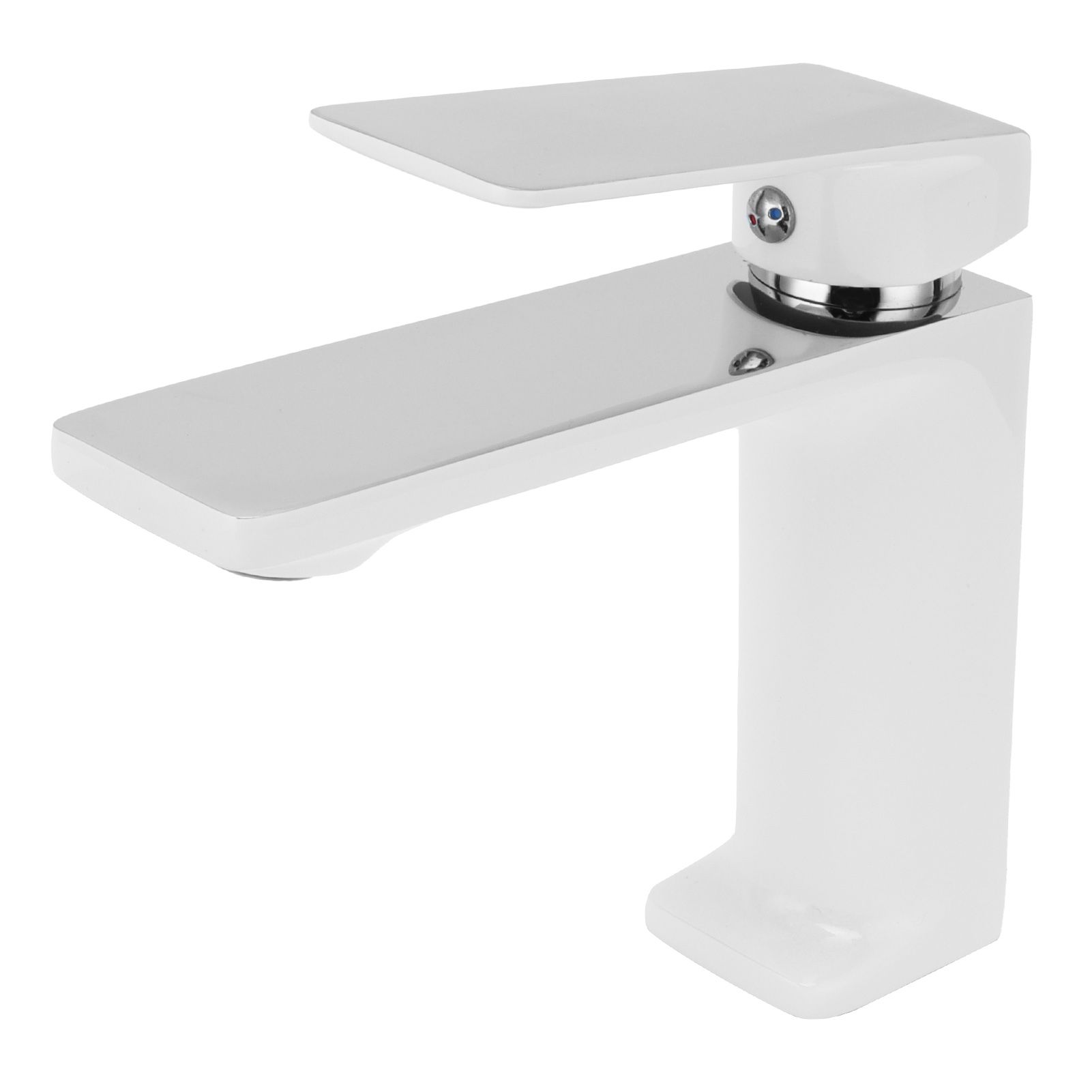 Bathroom Single Hole Basin Water Tap Copper Household Hot and Cold Water view 4