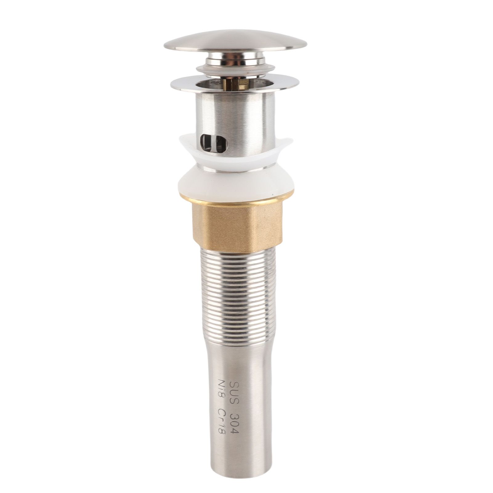 Stainless Steel Sink Drain with Overflow Undercounter Sink Drain Filter view 4