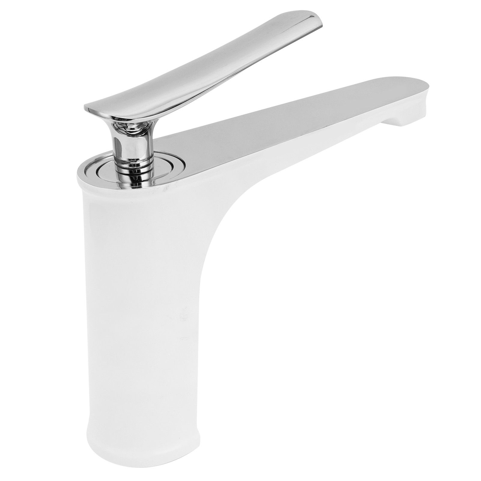 Single Hole Faucet Under Counter Basin Hot and Cold Water Tap for Bathroom