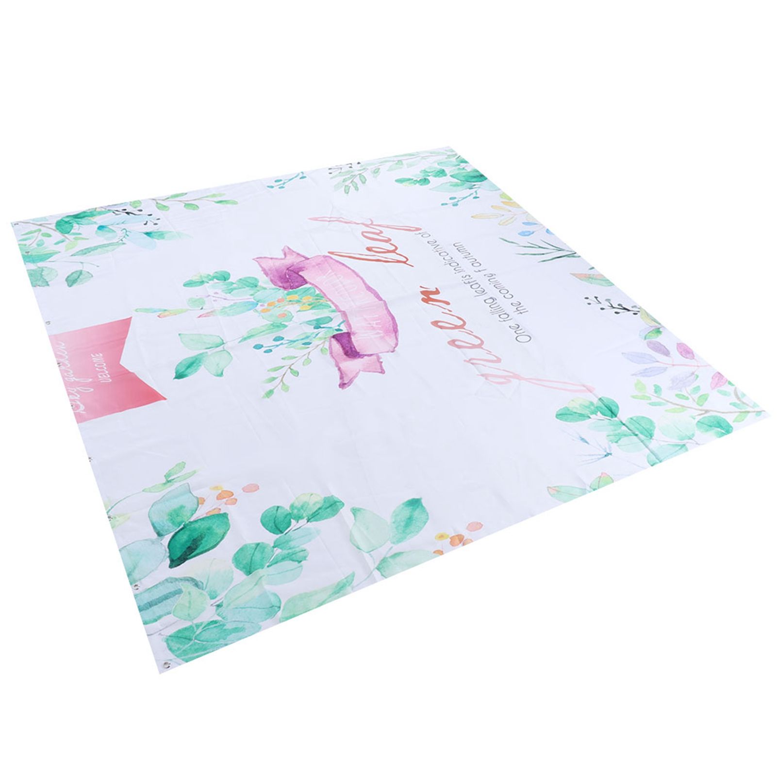 Plant Pattern Shower Curtain Innovative Waterproof Bath Curtain for Bathroom view 6