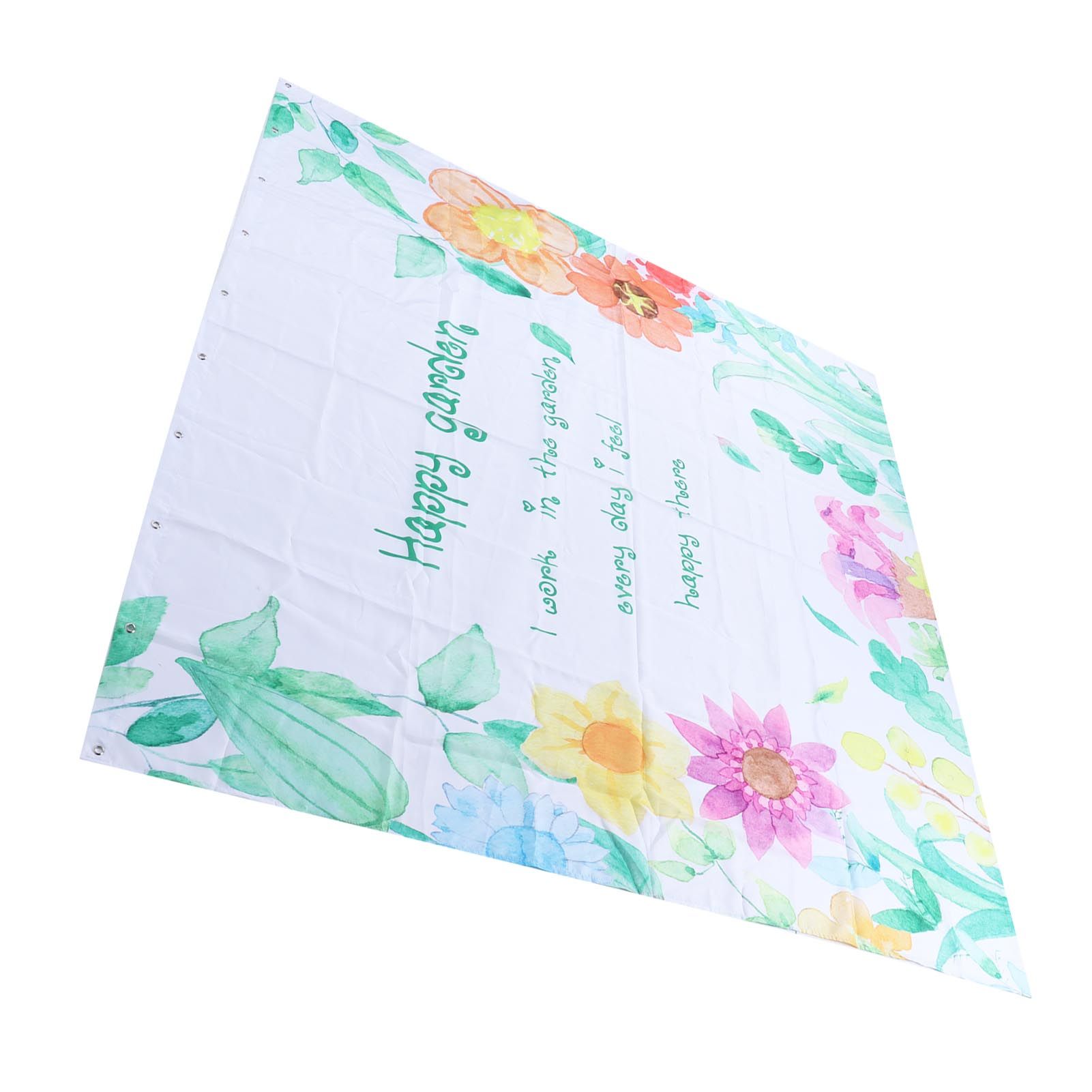 Floral Pattern Shower Curtain Summer Polyester Waterproof Curtain Bathroom view 8