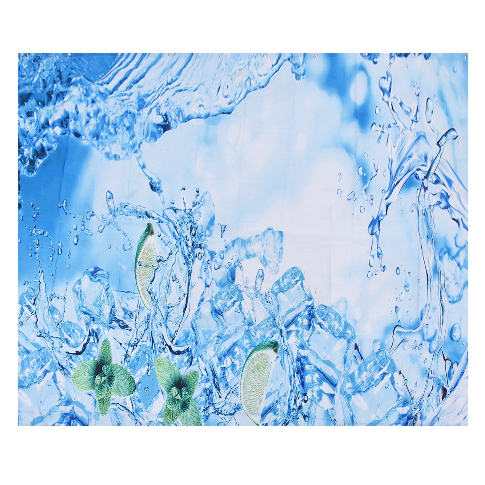 Bathroom Curtain with Hook Waterproof Elastic Hanging Shower Curtain for Home view 7