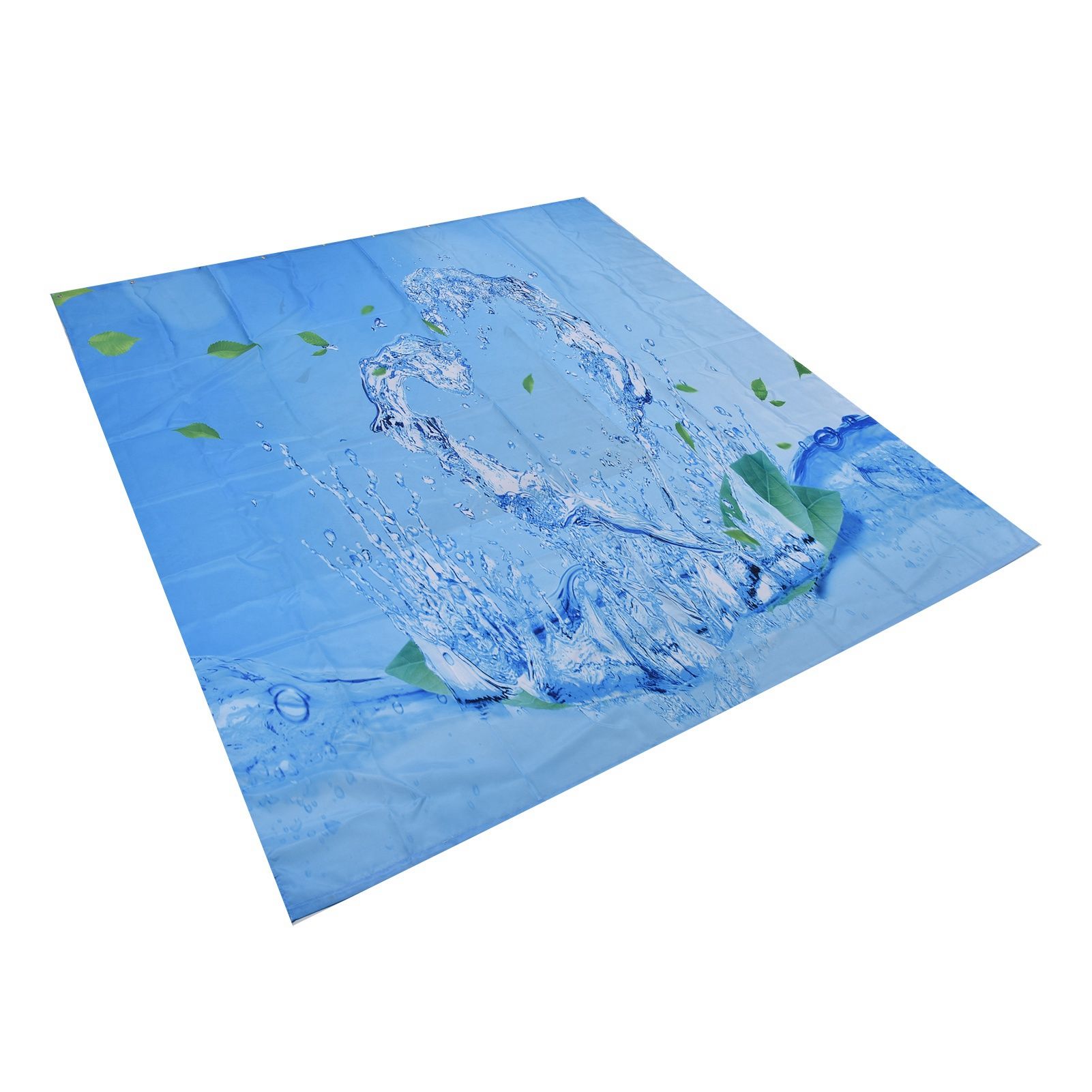 Shower Curtain Waterproof Polyester Blackout Curtain with Hook for Bathroom view 7