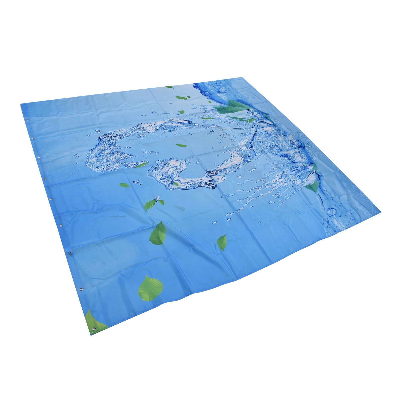Shower Curtain Waterproof Polyester Blackout Curtain with Hook for Bathroom view 10