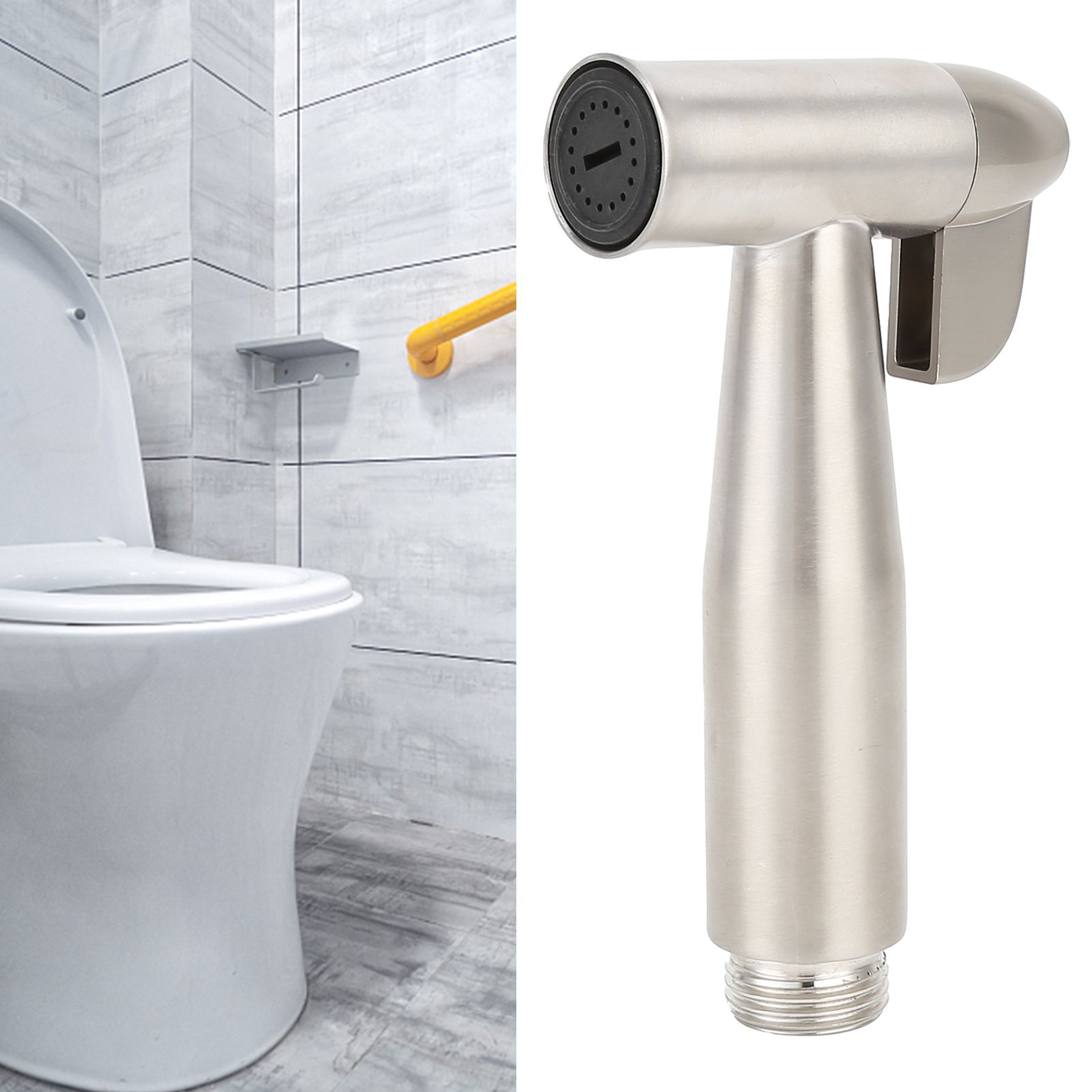 G1/2 Handheld Bidet Sprayer Set Self Cleaning Punch Free Bidet Shower Head for view 11