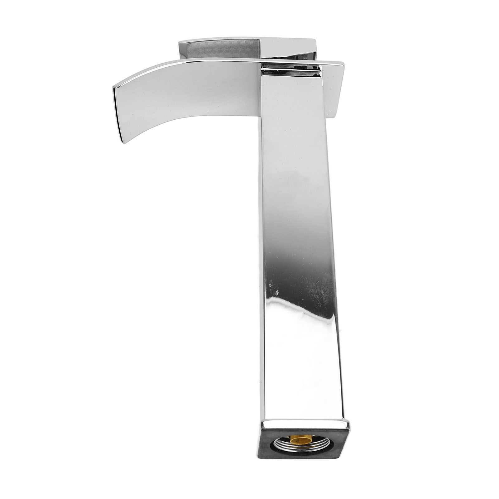 Waterfall Bathroom Faucet 304 Stainless Steel Hot and Cold Single Handle Sink view 11
