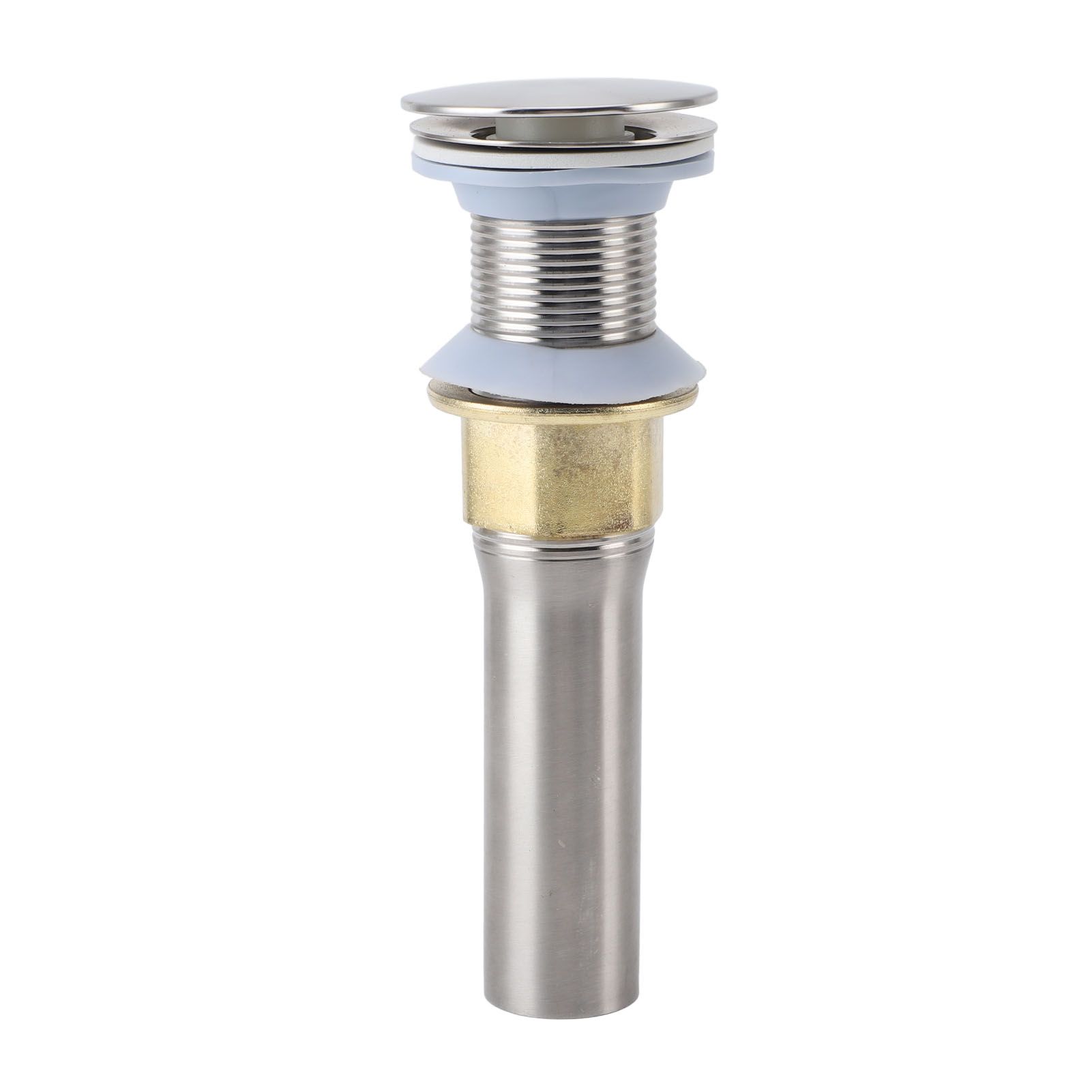Popup Sink Drain Stainless Steel Leakage Proof Brushed Ni Finish Drain Stopper