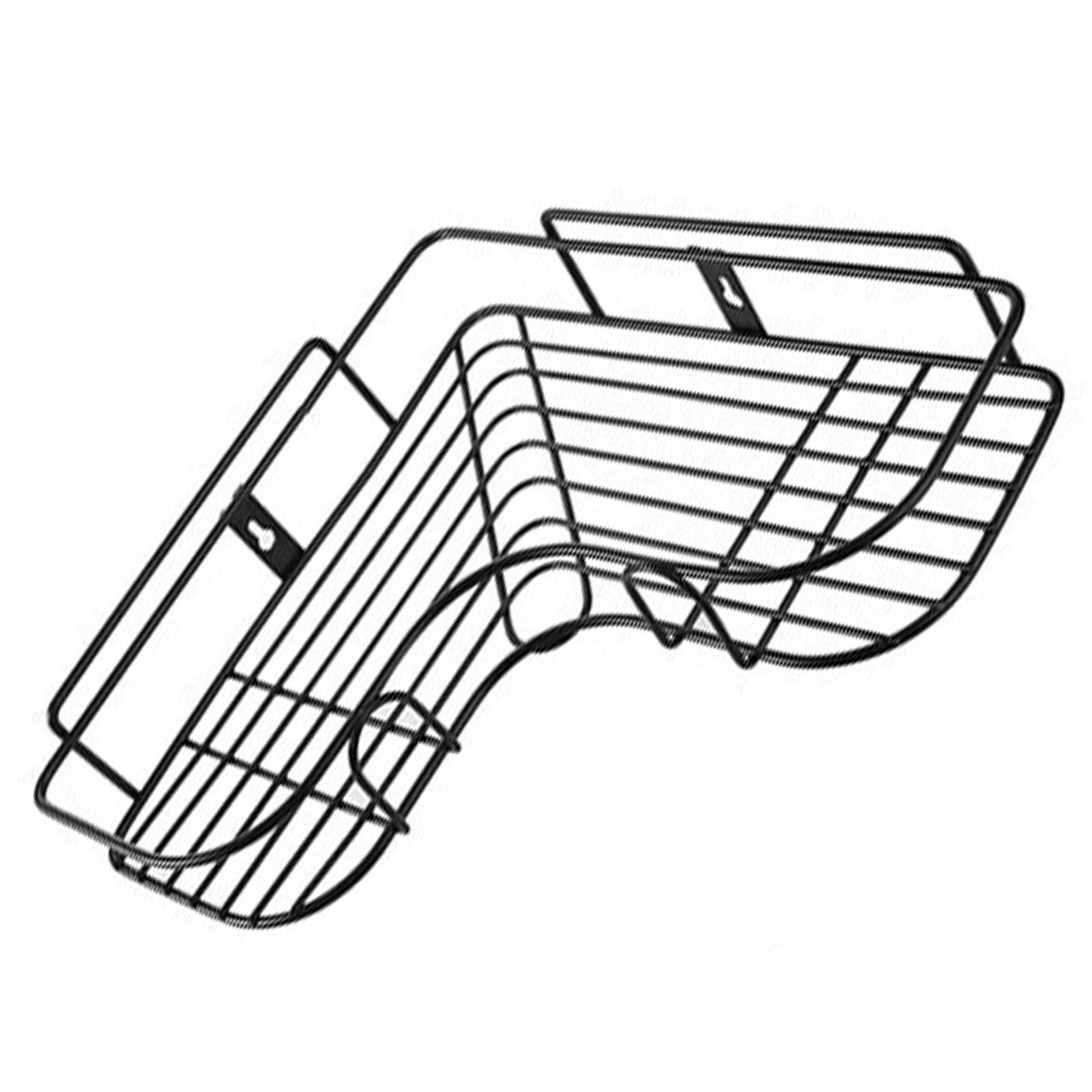 Corner Shower Caddy Wall Mount Adhesive Shower Organizer Rack Shelf for view 3