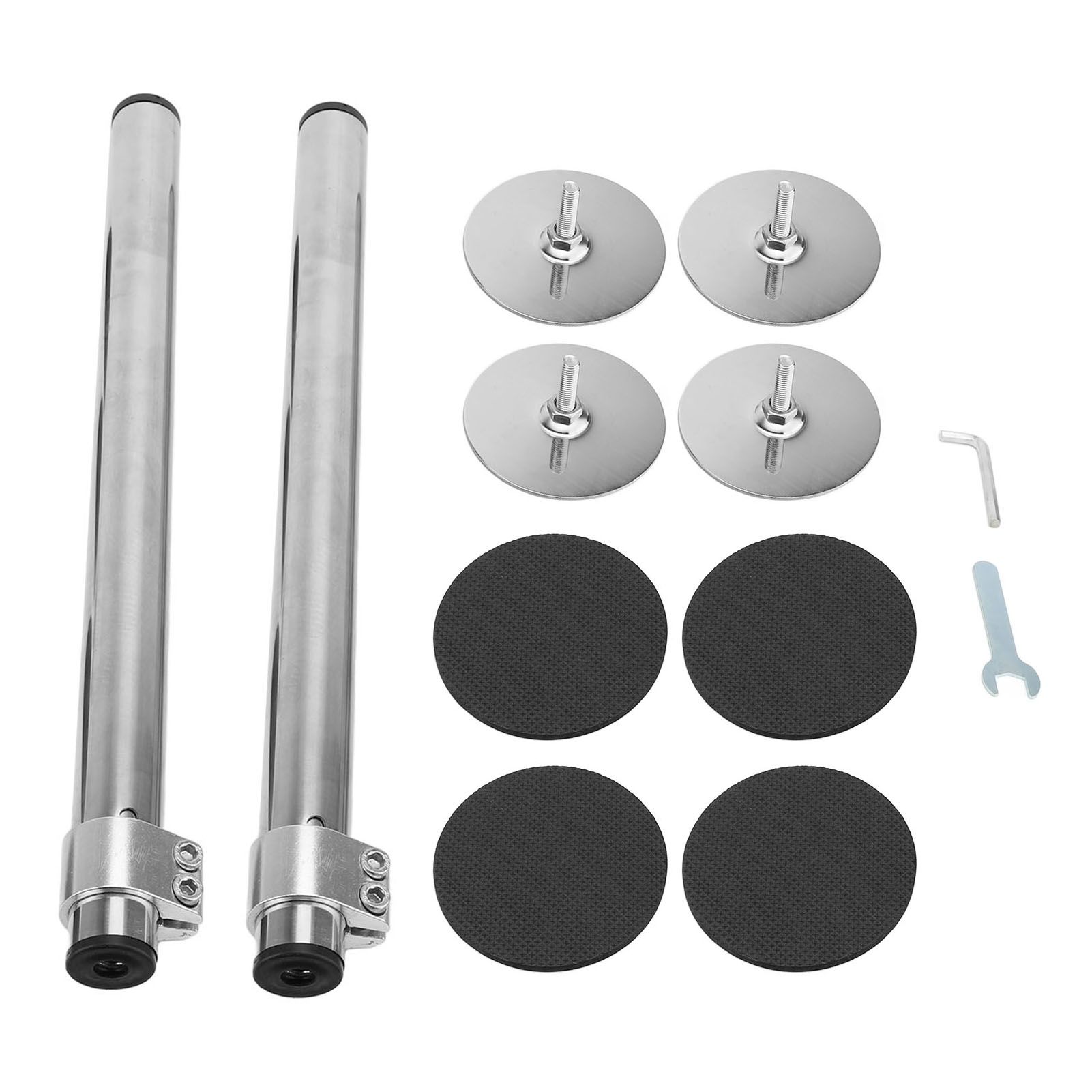 2PCS Undermount Sink Brackets 45-78cm Adjustable Stainless Steel Support Kit view 3