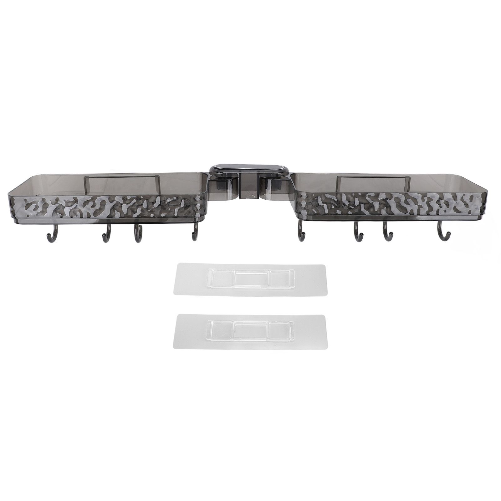 Wall Mounted Sink Caddy Water Resistant Foldable Sturdy Versatile Shower Rack view 3